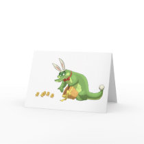 Easter Gator Card (Blank Inside)