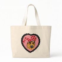 Easter German Shepherd bags
