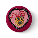 Easter German Shepherd Buttons