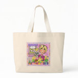 Easter Gift Basket & Lady Tote Bag