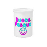 Easter Gifts for Italian Speakers : Buona Pasqua Beverage Pitcher