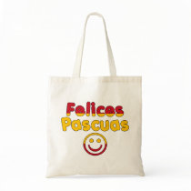 Easter Gifts for Spanish Speakers  Felices Pascuas Canvas Bag