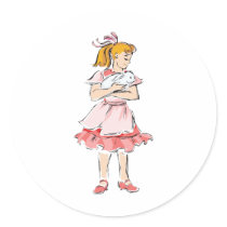 Easter Girl stickers by shopaholicchick Easter Girl stickers