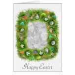 Easter Grass Photo Card cards