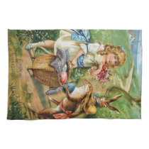 Easter Greetings Bunny Girl Towel