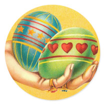 Easter Greetings Eggs stickers
