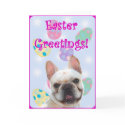 Easter Greetings French Bulldog cards