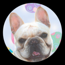Easter Greetings French Bulldog stickers