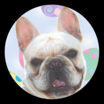 Easter Greetings French Bulldog stickers