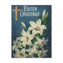 Easter Greetings postcards by YesterdayCafe Easter Greetings postcards