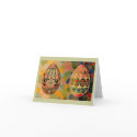 Easter Greetings With Painted Eggs card
