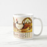 Easter Hen, Chicks and Snowdrops Mug