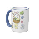 "Easter" Holiday Mug (15oz.) Two-Tone-Pastel Blue