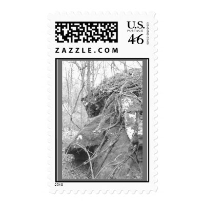 Easter Island Head by UndoPaste.com Postage Stamps by UndoPaste