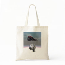 Easter Island Heads and UFO Bag