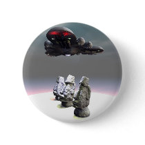 Easter Island Heads and UFO Button