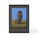 Easter Island Moai Card