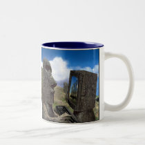 Easter island Online Cup mugs by freakyfrobro Easter island Online Cup mugs