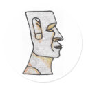 Easter Island stickers