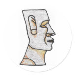 Easter Island stickers