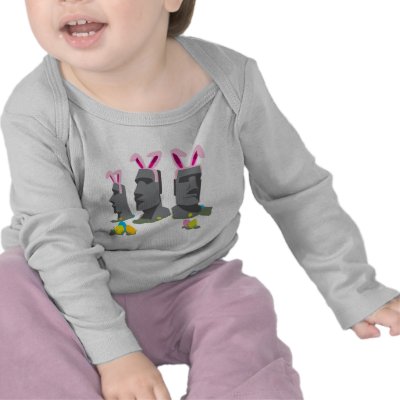 Easter Island Tshirt by Detourdesignables