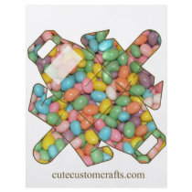 Easter Jelly Bean Purse Gift Bag Flyers