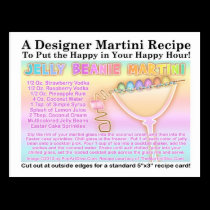 Easter Jelly Beanie Maritni Recipe Postcard postcards