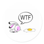 Easter Joke Bunny stickers