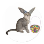 Easter Kitten Stickers stickers
