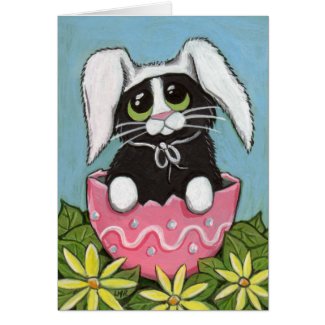 Easter Kitty Greeting Card