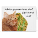 Easter kitty greeting cards