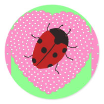 Easter Ladybug Stickers