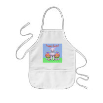 Easter Lamb and Baskets Apron