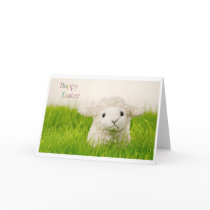 Easter Lamb Greeting Card