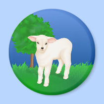 Easter Lamb magnets