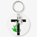 Easter Lilies and Cross keychains
