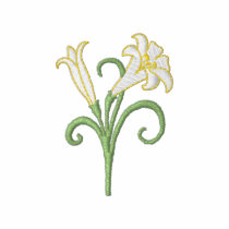 Easter Lily embroidered shirts by ZazzleEmbroidery Easter Lily embroidered shirts