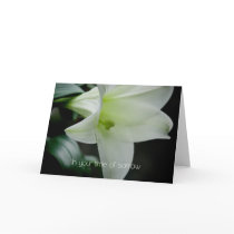 Easter Lily • Sympathy Card
