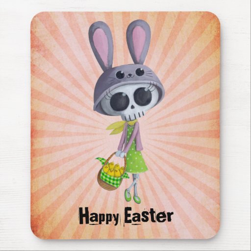 Easter Little Miss Death Mousepad