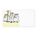Easter Mass Personalized Shipping Label
