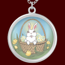 Easter Necklace Easter Bunny Trinket Easter Gifts necklaces