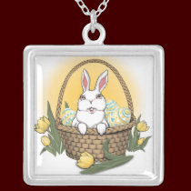Easter Necklace Easter Bunny Trinket Easter Gifts necklaces