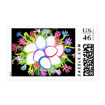 Easter Nest_1 Postage Stamp by VioDeSign