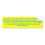 EASTER ORIGINS 2 BUMPER STICKER