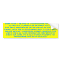 EASTER ORIGINS 3 bumper stickers