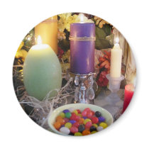 Easter Ostara Jellybeans Invitation Fridge Magnets