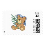 easter palm sunday teddy bear design postage stamps