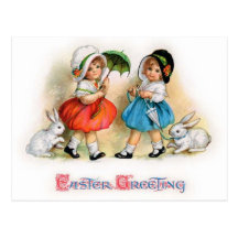 Easter Parade Cuties - Postcard