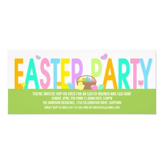 Easter Party Customized Invitation Cards
