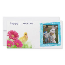 easter photo card photocard